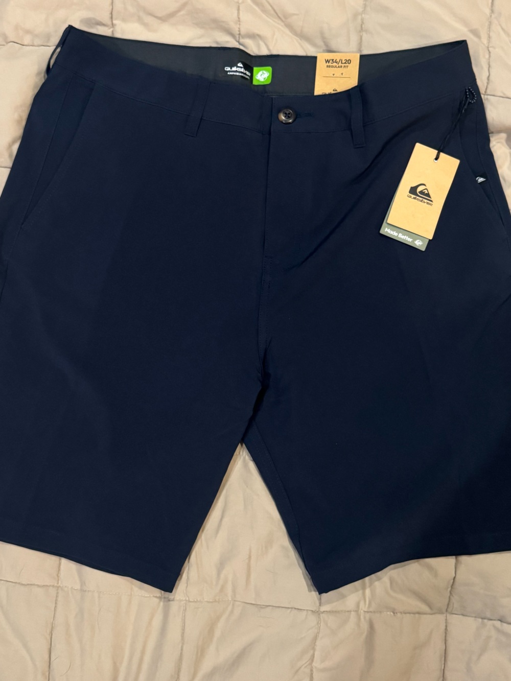 Quiksilver Men's Navy Hybrid Swim Shorts